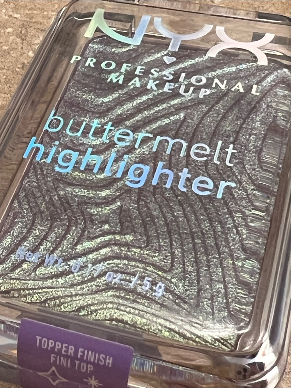 NYX Professional Makeup Buttermelt Highlighter - butta in black